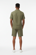 LUNETWEAR Green Linen 3-Piece Set - Shorts Back