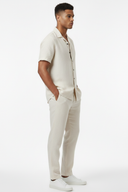 LUNETWEAR Off-White Linen 3-Piece Set - Pants Side