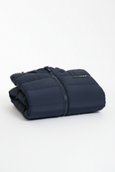 Navy Puffer Winterjas - Gevouwen