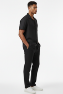 LUNETWEAR Black Linen 3-Piece Set - Pants Side