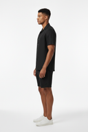 LUNETWEAR Black Linen 3-Piece Set - Shorts Side