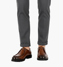 Bruine Casual Leren Schoenen Heren - Model Voorkant