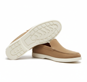 Beige Casual Loafers - Witte Zool Detail