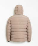 Beige Puffer Winterjas - Achterkant Plat