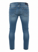 Medium Blue Slim Fit Jeans - Achterkant met Zakken