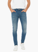 Medium Blue Slim Fit Jeans Heren - Model Voorkant