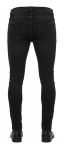 Zwarte Skinny Jeans - Achterkant met Zakken